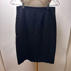 Ann Taylor Black Pencil Skirt Size 6